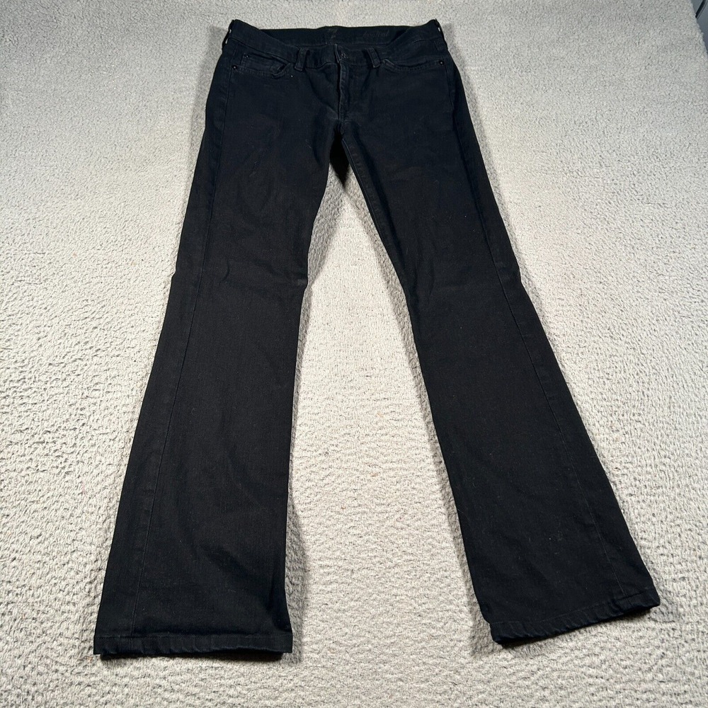 7 For All Mankind Bootcut Black Jeans Size 27 Inseam 29.5”